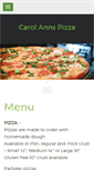 Mobile Screenshot of carolannspizza.com